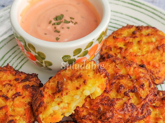 Croquetas de coliflor y zanahoria
